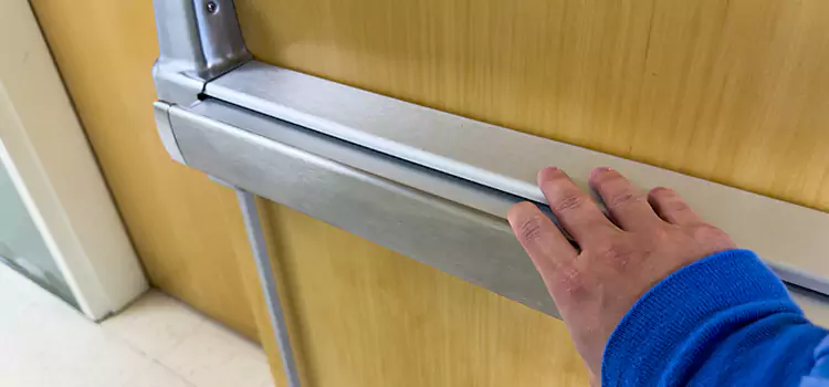 Installing a Push Bar on a Door Port Arthur